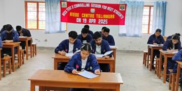 MOCK TEST CONDUCTED FOR NEET ASPIRANTS AT NIEDO CENTRE, TELIAMURA