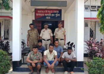 Cannabis Seizure and Cross-Border Arrests at Agartala Railway Station