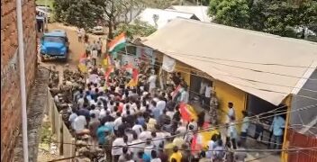 Protests Erupt at Belonia Ballamukha Border Over Dam Construction