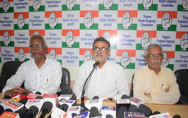 Congress State President accused state government for land scam involving crores of rupees