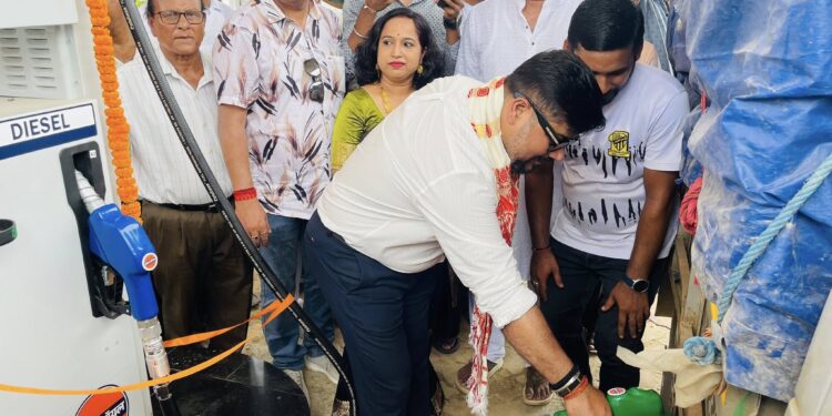 Ganpati Petrol Pump Inaugurated in Jirania, Bringing New Hopes of Development