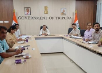Tripura Minister Ratan Lal Nath Attends Virtual Meet on ‘Viksit Krishi Sankalp Abhiyan’