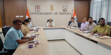 Tripura Minister Ratan Lal Nath Attends Virtual Meet on ‘Viksit Krishi Sankalp Abhiyan’