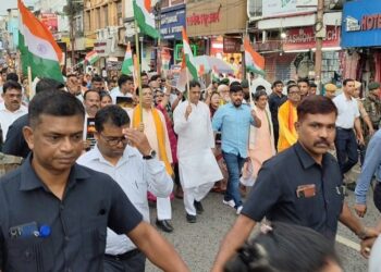 Tripura CM Manik Saha leads ‘Tiranga Yatra’ celebrating victory of Operation Sindoor against Pakistan sponsored terrorism
