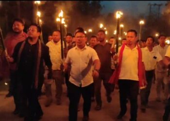 YTF Marks Fourth Foundation Day with Torch Rally, Reaffirms Demand for Greater Tipraland