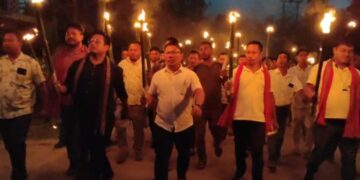 YTF Marks Fourth Foundation Day with Torch Rally, Reaffirms Demand for Greater Tipraland