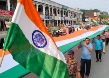 Tripura Pradesh Congress Holds ‘Jai Hind Yatra’ in Agartala