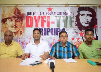Leftist Youth Body Demands Immediate Filling of Vacancies in Tripura