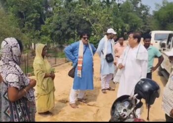 Congress MLA Flags Poor Quality Manu River Embankment Work in Kailashahar