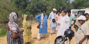 Congress MLA Flags Poor Quality Manu River Embankment Work in Kailashahar