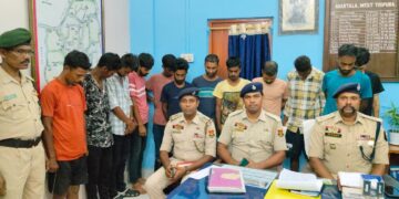 13 Arrested in Agartala as Police Crack Down on Bike Theft and Drug Abuse
