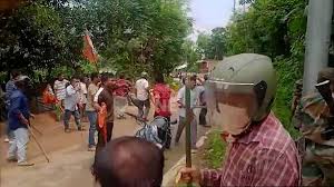 Violent Clash Erupts Between BJP and Tipra Motha Workers at Takargaon, Public Raises Alarming Questions