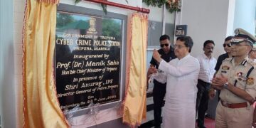 Tripura CM Manik Saha Asserts Tough Stand on Illegal Migration Amid Alliance Pressure; Inaugurates Cyber Police Station