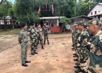 ADG BSF Eastern Command Mahesh Kumar Aggarwal Begins Four-Day Visit to Tripura