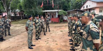 ADG BSF Eastern Command Mahesh Kumar Aggarwal Begins Four-Day Visit to Tripura