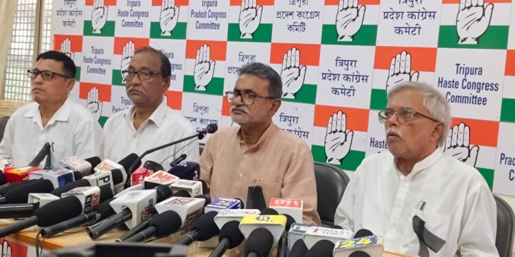 Tripura Congress Slams Govt Over Attack on Youth Leader’s Residence, Calls It an Assault on Democracy