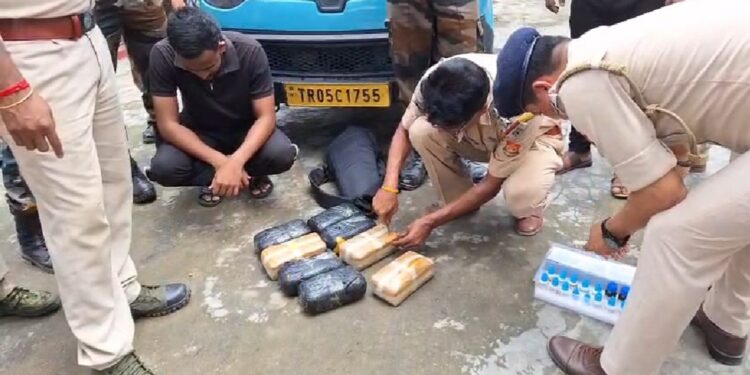 Tripura Police Seize Yaba Tablets Worth ₹4 Crore Near Assam Border