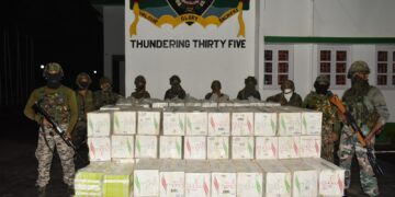 Assam Rifles Seize ₹5.1 Crore Worth of Foreign Cigarettes in Agartala