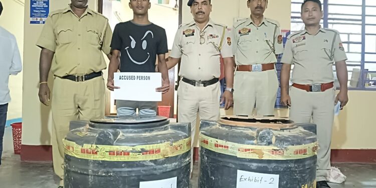 100 Kg Dry Cannabis Seized in Anti-Narcotics Operation in Tripura’s Srinagar