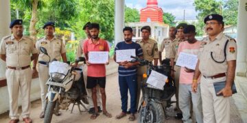 NCC Police Bust Inter-District Bike Theft Racket, Three Arrested and Stolen Royal Enfield Recovered