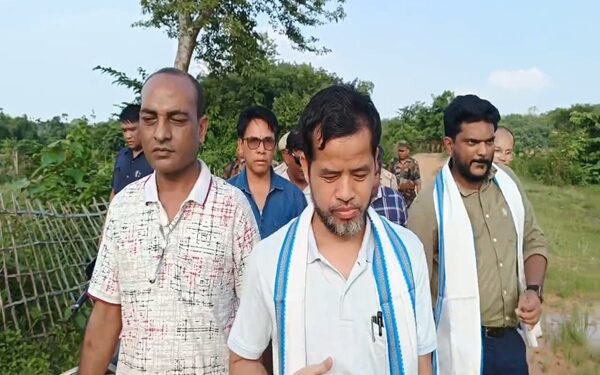 Minister Sukla Charan Noatia Inspects Jolaibari Roads, Promises Action