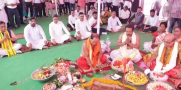 Tripura CM Lays Foundation Stone for 51 Shakti Peethas Park at Banduar