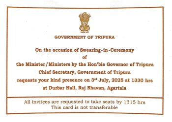 Tripura Cabinet Expansion Tomorrow; Kishore Barman May Be Inducted