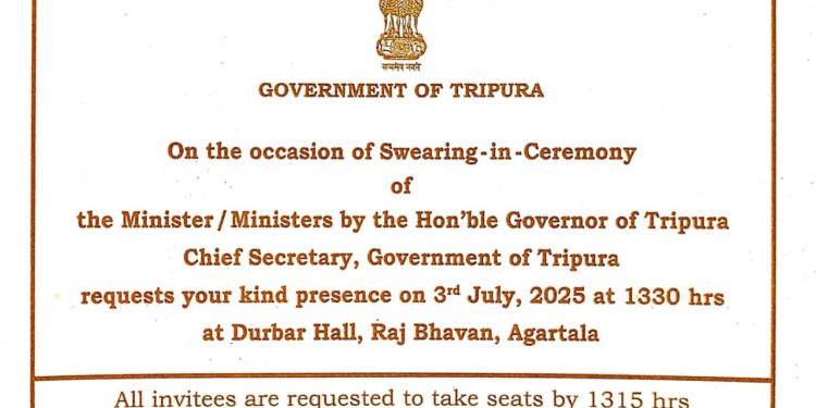 Tripura Cabinet Expansion Tomorrow; Kishore Barman May Be Inducted