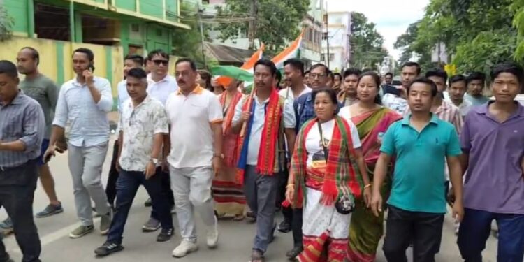 Tipra Motha-Led Indigenous Youths Begin Long March to Delhi Over Infiltration, Tiprasa Accord