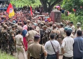 Tensions Flare in BJP–Tipra Motha Alliance as Supporters Gherao Police Station Over Arrest