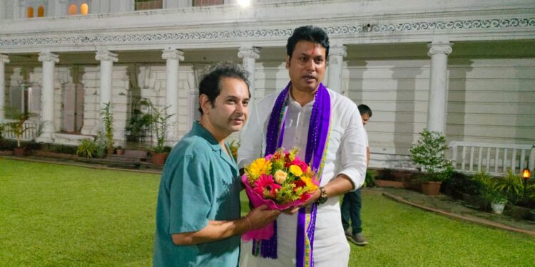 Biplab Deb’s Visit to Pradyot Sparks Speculation Amid Alliance Strain