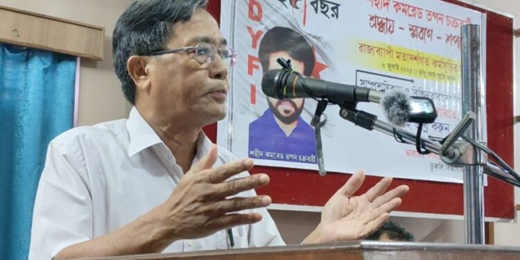 CPIM’s Jitendra Chaudhury Calls BJP-Tipra Motha Rift a ‘Political Drama’ for Personal Gains