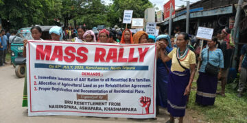 Bru Refugees Rally in North Tripura, Submit Three-Point Demand Charter