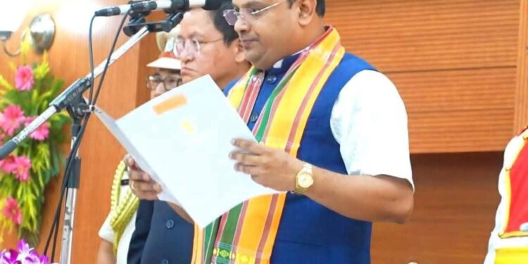 Tripura Cabinet Expansion: Kishore Barman sworn in as new Minister, Tipra Motha Ministers skip ceremony