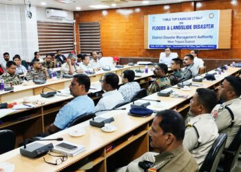 Tripura Holds Statewide Flood, Landslide Mock Drill to Boost Disaster Readiness