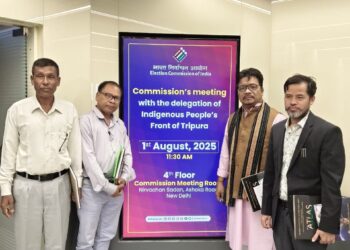 IPFT Delegation Meets ECI, Seeks Action Against Illegal Voters in Tripura