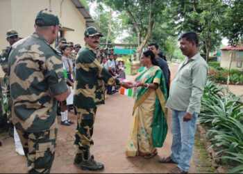 BSF Tripura Marks Rakshabandhan with Plantation Drive and Community Service