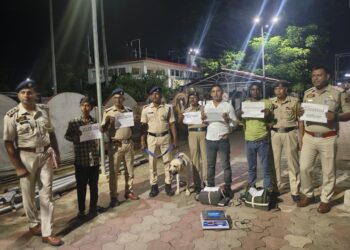 Two Detained at Agartala Railway Station in Ganja Seizure Worth Rs 1.7 Lakh