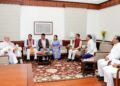 Tripura BJP Janajati Morcha Leaders Meet Amit Shah, Piyush Goyal Ahead of Key TTAADC Polls