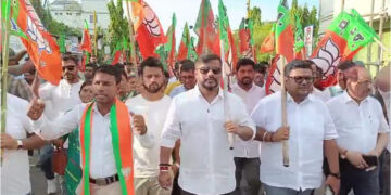 Tripura BJP Stages Protest Over Alleged Abusive Remarks Against PM Modi, Mother