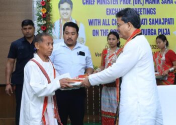 CM Manik Saha Interacts with Samajpatis, Stresses Brotherhood and Inclusive Development