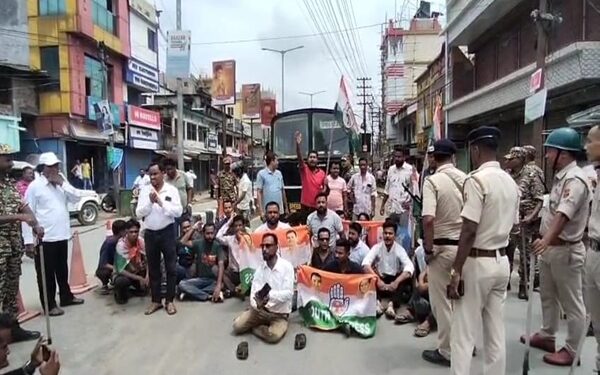 Violence marks Congress bandh protest in Kailashahar town