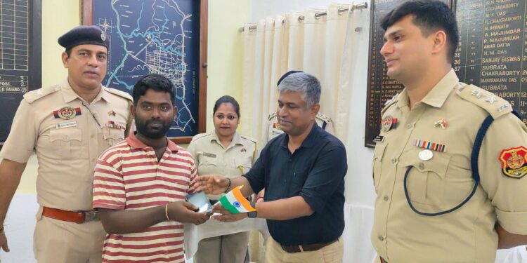 West Agartala Police Recover 28 Stolen Mobiles, Return to Owners