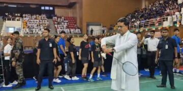 CM Manik Saha Inaugurates Northeast Zonal Badminton Championship in Agartala