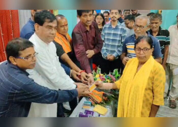 Mayor Dipak Majumder Distributes Smart PVC Ration Cards to Beneficiaries in Agartala