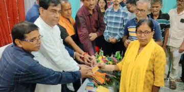 Mayor Dipak Majumder Distributes Smart PVC Ration Cards to Beneficiaries in Agartala