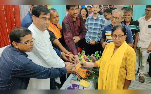 Mayor Dipak Majumder Distributes Smart PVC Ration Cards to Beneficiaries in Agartala