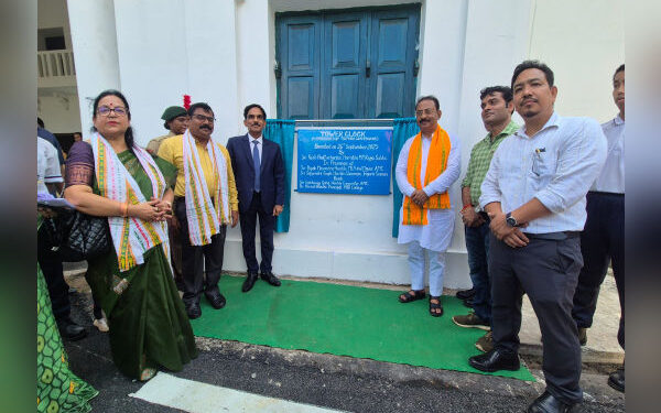 Rajib Bhattacharjee Launches ‘Ek Ped Maa Ke Naam’ Plantation Drive, Unveils Tower Clock at MBB College
