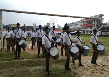 Agartala: RSS organises grand Path Sanchalan on Mahalaya