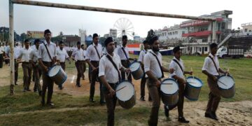 Agartala: RSS organises grand Path Sanchalan on Mahalaya
